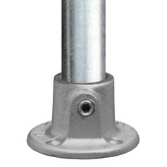 Buiskoppeling Ronde voetplaat-E / 48,3 mm